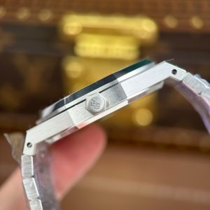 Đồng Hồ Audemars Piguet Rep11 Royal Oak 15410 Frosted Mặt Xanh Than Nhà Máy APS 41mm