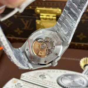 Đồng Hồ Audemars Piguet Rep11 Royal Oak 15410 Frosted Mặt Xanh Than Nhà Máy APS 41mm