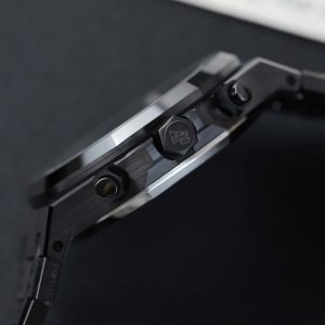 Đồng Hồ Audemars Piguet Royal Oak Chronograph 26240 Vỏ Gốm Mặt Xanh Than Replica 11 Nhà Máy APS 41mm