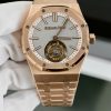 Đồng Hồ Audemars Piguet Royal Oak Self Winding Flying Tourbillon 267300R Chế Tác Mặt Xám 41mm