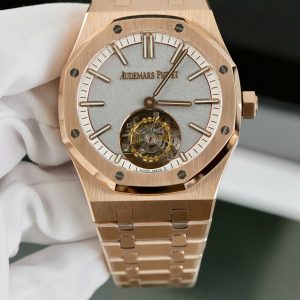 Đồng Hồ Audemars Piguet Royal Oak Self Winding Flying Tourbillon 267300R Chế Tác Mặt Xám 41mm