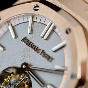 Đồng Hồ Audemars Piguet Royal Oak Self Winding Flying Tourbillon 267300R Chế Tác Mặt Xám 41mm