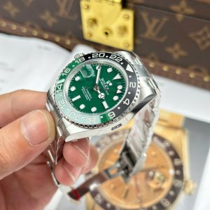 Đồng Hồ Rolex Rep 11 GMT-Master II 126729VTNR Mặt Số Xanh Gốm Nhà Máy Clean 40mm