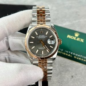 Đồng hồ Rolex Datejust 126231 Chế Tác Mặt Số Xếp Gạch Xám Xưởng VSF 36mm