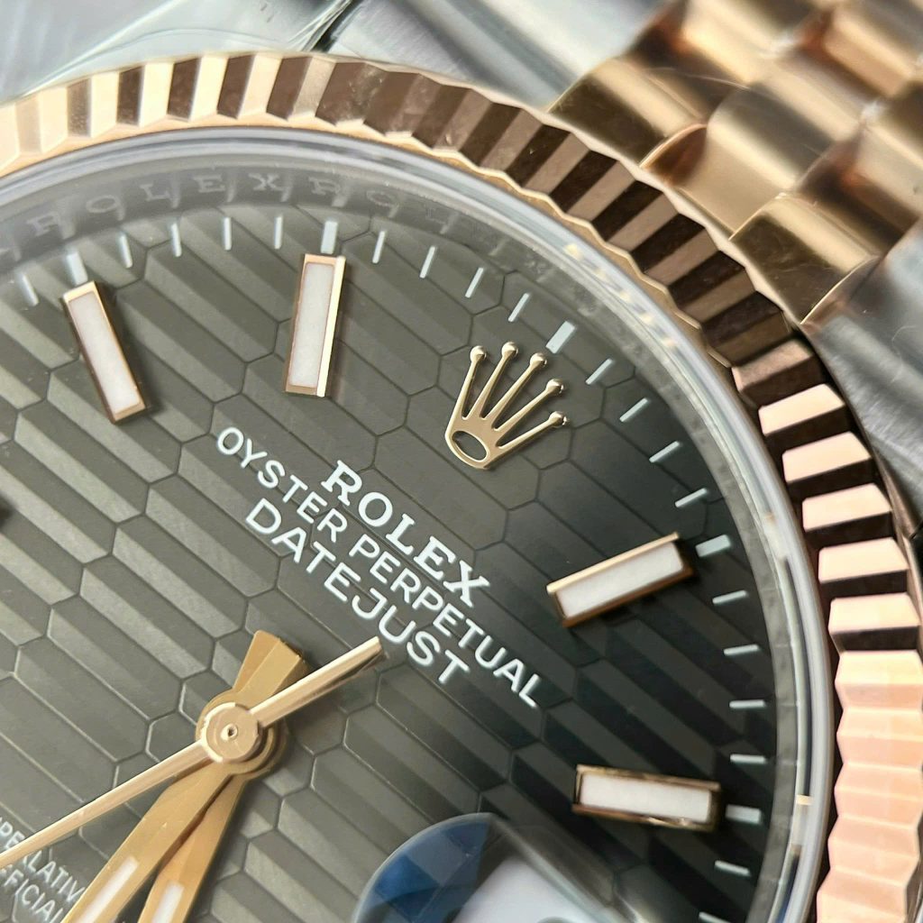 Đồng hồ Rolex Datejust 126231 Chế Tác Mặt Số Xếp Gạch Xám Xưởng VSF 36mm