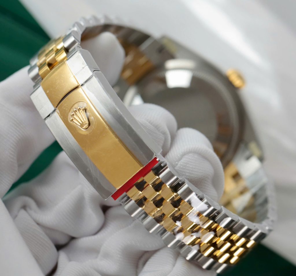 Đồng hồ Rolex Datejust 126231 Demi Vàng Mặt Xếp Gạch Replica 11 Nhà Máy VSF 36mm