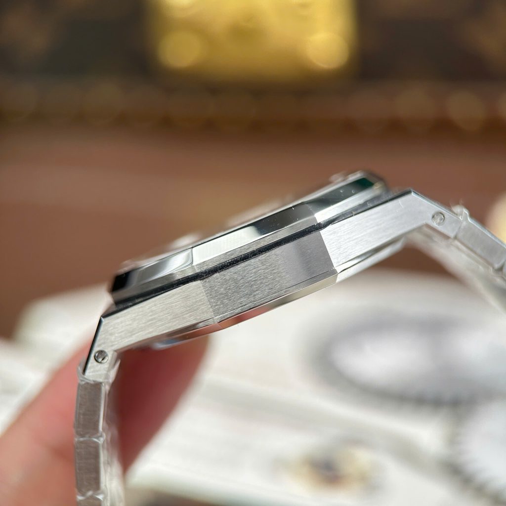 Đồng Hồ Audemars Piguet Chế Tác Royal Oak 15450ST Mặt Xanh Dương Nhà Máy APS 37mm