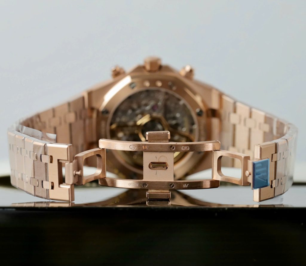 Đồng Hồ Audemars Piguet Chế Tác Royal Oak Chronograph 26240 Mặt Xanh Blue Nhà Máy APS 41mm