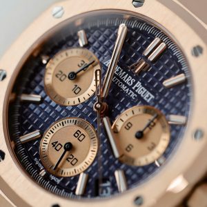 Đồng Hồ Audemars Piguet Chế Tác Royal Oak Chronograph 26240 Mặt Xanh Blue Nhà Máy APS 41mm