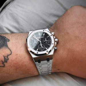 Đồng Hồ Audemars Piguet Replica 11 Royal Oak Chronograph 26240 Mặt Đen Nhà Máy APS 41mm