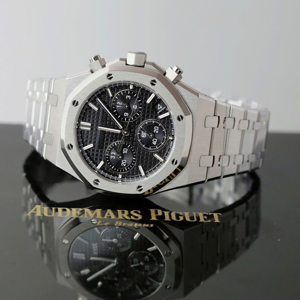 Đồng Hồ Audemars Piguet Replica 11 Royal Oak Chronograph 26240 Mặt Đen Nhà Máy APS 41mm