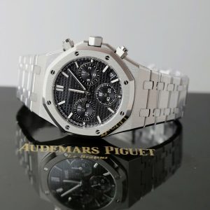 Đồng Hồ Audemars Piguet Replica 11 Royal Oak Chronograph 26240 Mặt Đen Nhà Máy APS 41mm
