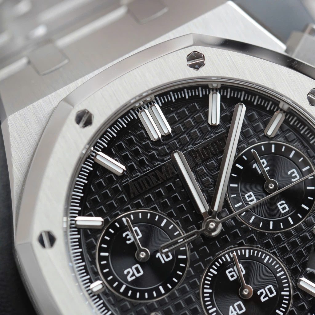 Đồng Hồ Audemars Piguet Replica 11 Royal Oak Chronograph 26240 Mặt Đen Nhà Máy APS 41mm