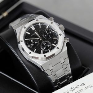 Đồng Hồ Audemars Piguet Replica 11 Royal Oak Chronograph 26240 Mặt Đen Nhà Máy APS 41mm