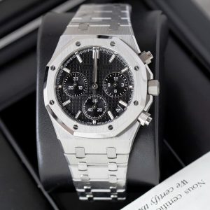 Đồng Hồ Audemars Piguet Replica 11 Royal Oak Chronograph 26240 Mặt Đen Nhà Máy APS 41mm