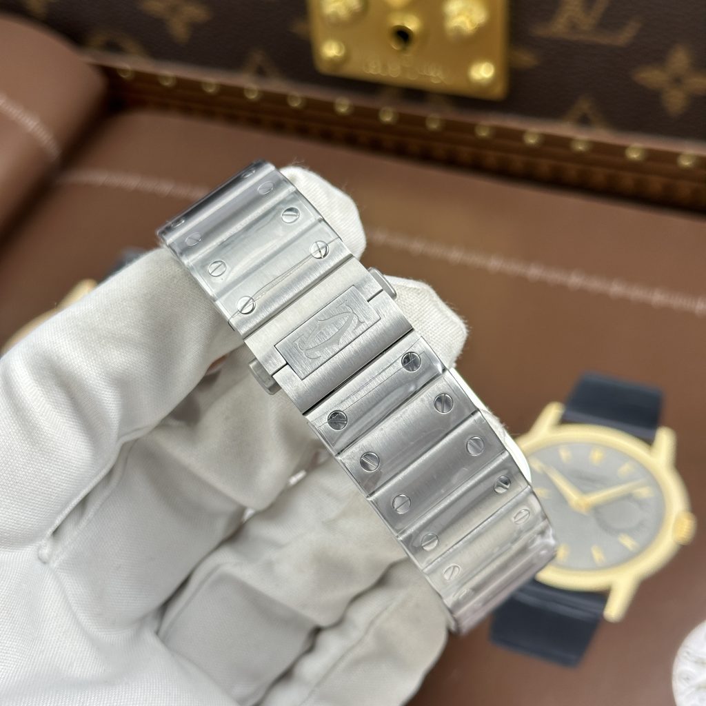 Đồng Hồ Cartier Santos de Cartier Chế Tác Lộ Cơ Skeleton Nhà Máy MLF 39.8mm