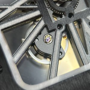 Đồng Hồ Cartier Santos de Cartier Rep Cao Cấp Skeleton Dây Da Đen Nhà Máy MLF 39.8mm