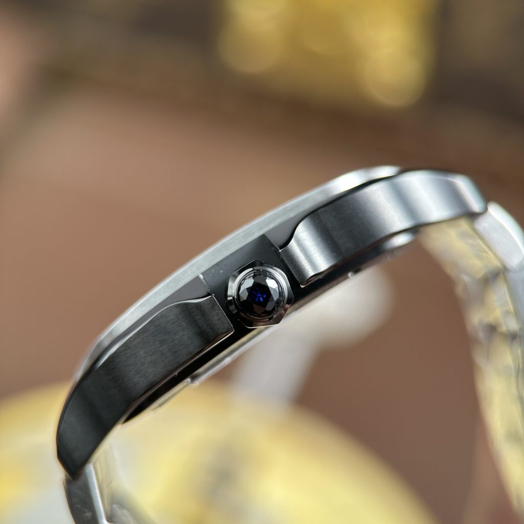 Đồng Hồ Cartier Santos de Cartier Replica 11 Skeleton Demi Đen Nhà Máy MLF 39.8mm