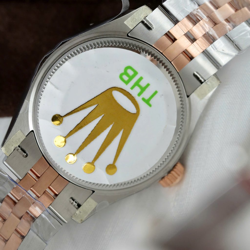 Đồng Hồ Rolex DateJust Replica 11 Mặt Số Hồng Cọc Số Dạ Quang Nhà Máy THB 31mm