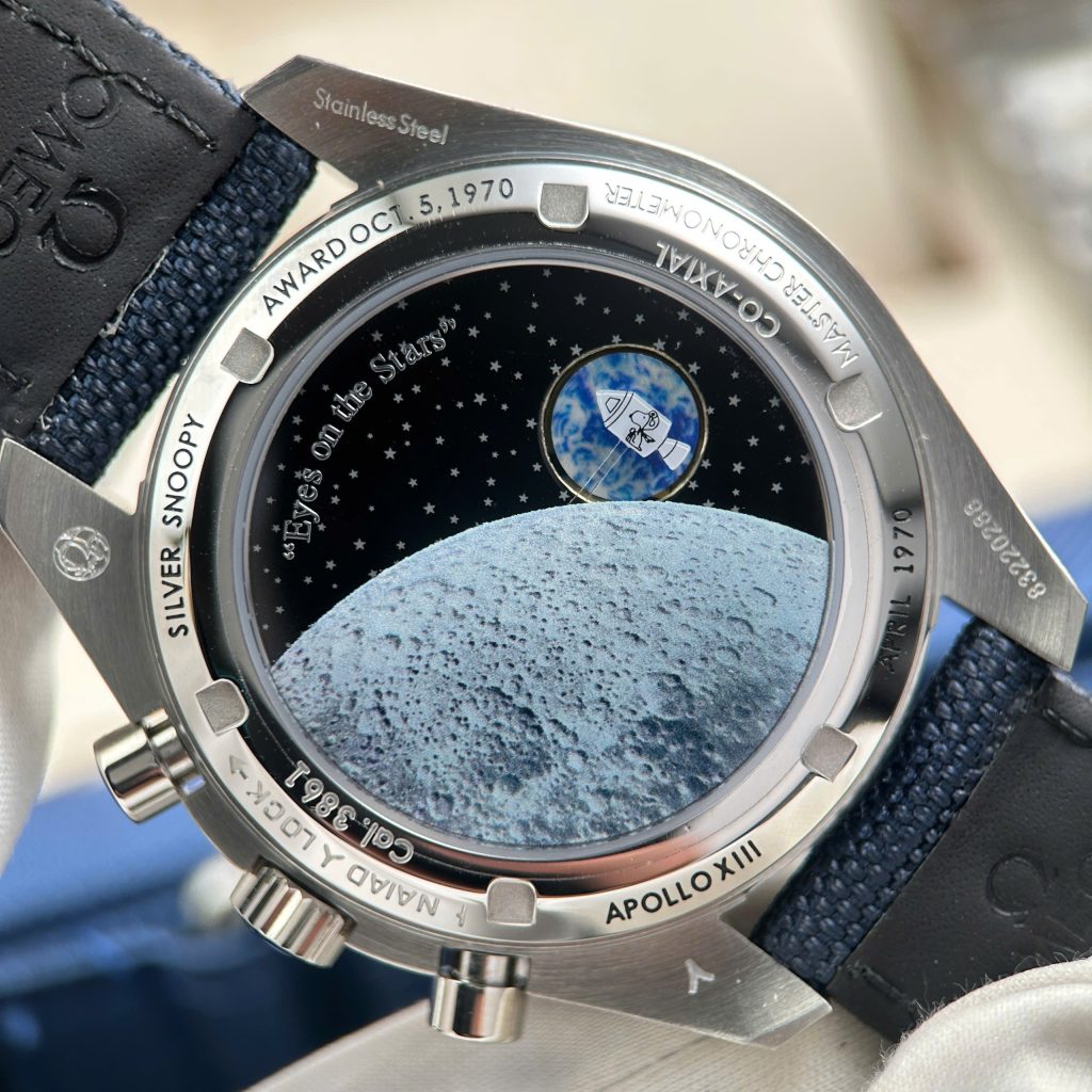 Đồng Hồ Omega Replica Speedmaster Silver Snoopy 50th Anniversary New 2025 42mm