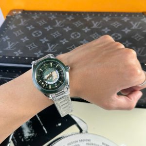 Đồng Hồ Omega Seamaster Aqua Terra Worldtimer Replica 11 Màu Xanh Lá Dây Kim Loại 43mm