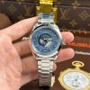 Đồng Hồ Omega Seamaster Rep11 Aqua Terra Worldtimer Màu Xanh Dương Dây Kim Loại 43mm