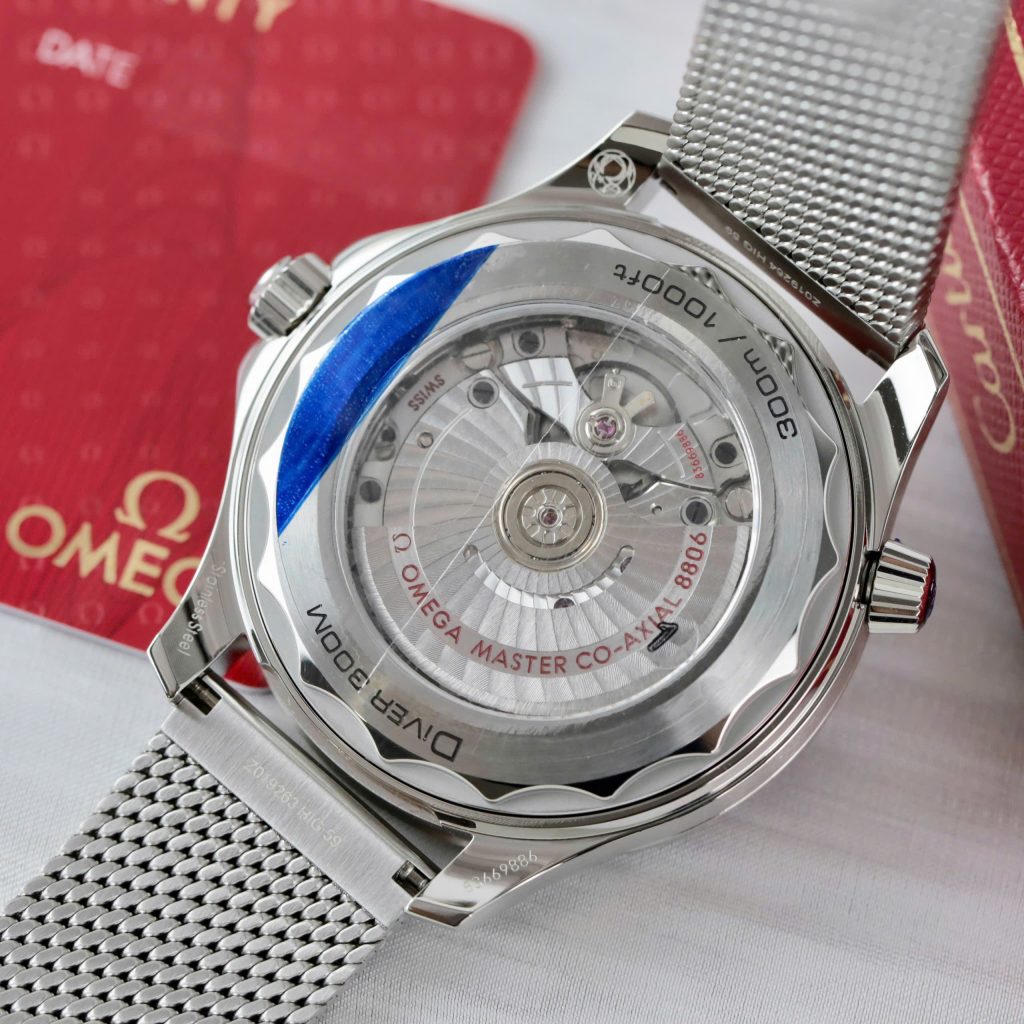 Đồng Hồ Omega Seamaster Replica 11 Diver 300M Dây Cao Su Cam Nhà Máy VS 42mm