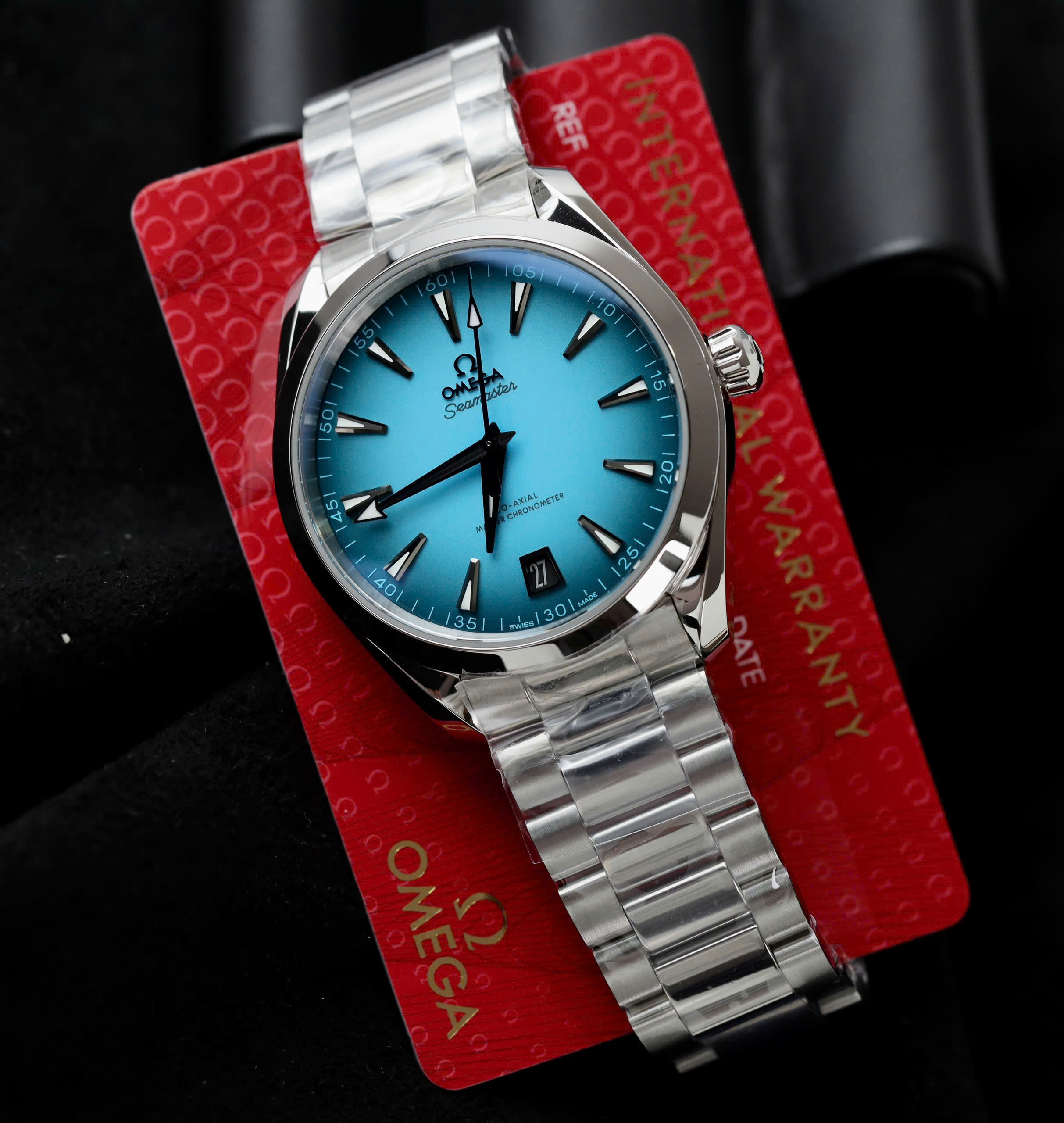 Đồng Hồ Omega Seamaster Replica 11 Mặt Xanh Blue Co-Axial Cọc Dạ Quang VS 41mm (2) Đồng Hồ Omega Seamaster Replica 11 Mặt Xanh Blue Co-Axial Cọc Dạ Quang VS 41mm