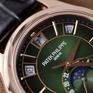 Đồng Hồ Patek Philippe 5205R Chế Tác Bọc Vàng 18K Mặt Xanh Lá Xưởng GR 40mm