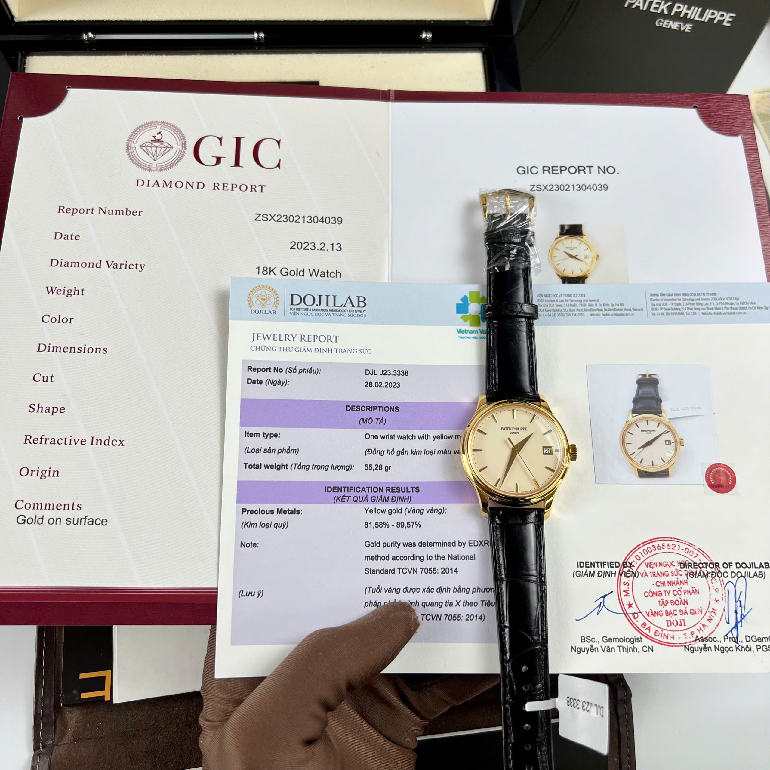 Đồng Hồ Patek Philippe Calatrava 5227 Chế Tác Bọc Vàng 18K Dây Da Nâu Nhà Máy 3K 40mm (1) Đồng Hồ Patek Philippe Calatrava 5227 Chế Tác Bọc Vàng 18K Dây Da Nâu Nhà Máy 3K 40mm