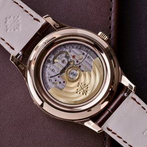 Đồng Hồ Patek Philippe Chế Tác Complations 5205R Vàng Hồng Mặt Trắng Nhà Máy GR 40mm