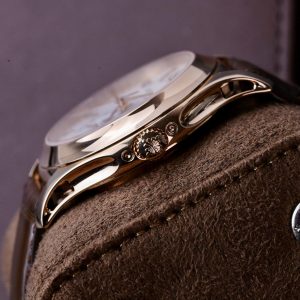 Đồng Hồ Patek Philippe Chế Tác Complations 5205R Vàng Hồng Mặt Trắng Nhà Máy GR 40mm