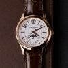 Đồng Hồ Patek Philippe Chế Tác Complations 5205R Vàng Hồng Mặt Trắng Nhà Máy GR 40mm