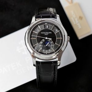Đồng Hồ Patek Philippe Chế Tác Complications 5205R Mặt Đen Nhà Máy GR 40mm