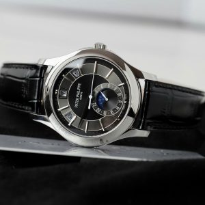 Đồng Hồ Patek Philippe Chế Tác Complications 5205R Mặt Đen Nhà Máy GR 40mm