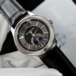 Đồng Hồ Patek Philippe Chế Tác Complications 5205R Mặt Đen Nhà Máy GR 40mm