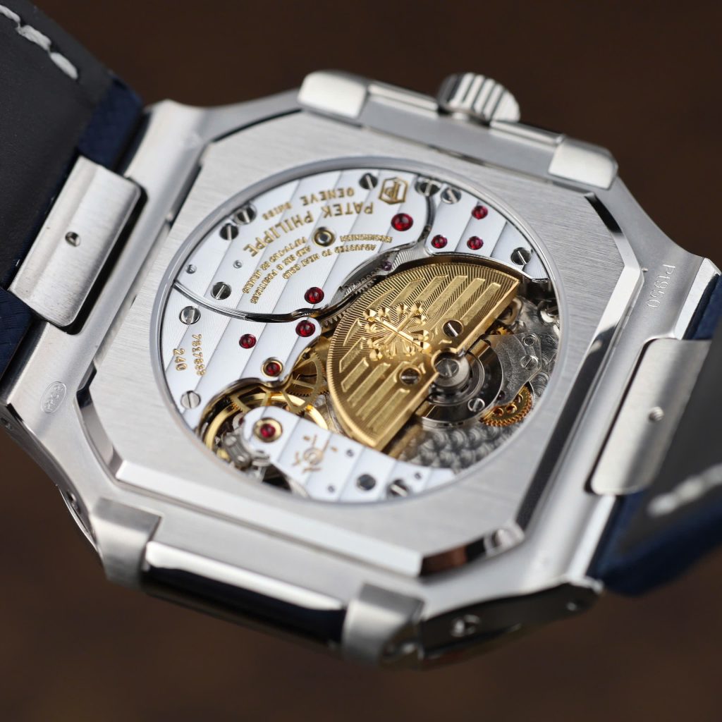 Đồng Hồ Patek Philippe Cubitus 5822P Replica 11 Mặt Xanh Dương Dây Vải Nato 45mm