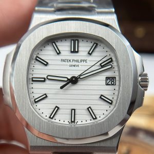 Đồng Hồ Patek Philippe Nautilus 5711 Replica 11 Mặt Trắng Tinh Chỉnh Nhà Máy BBF 40mm