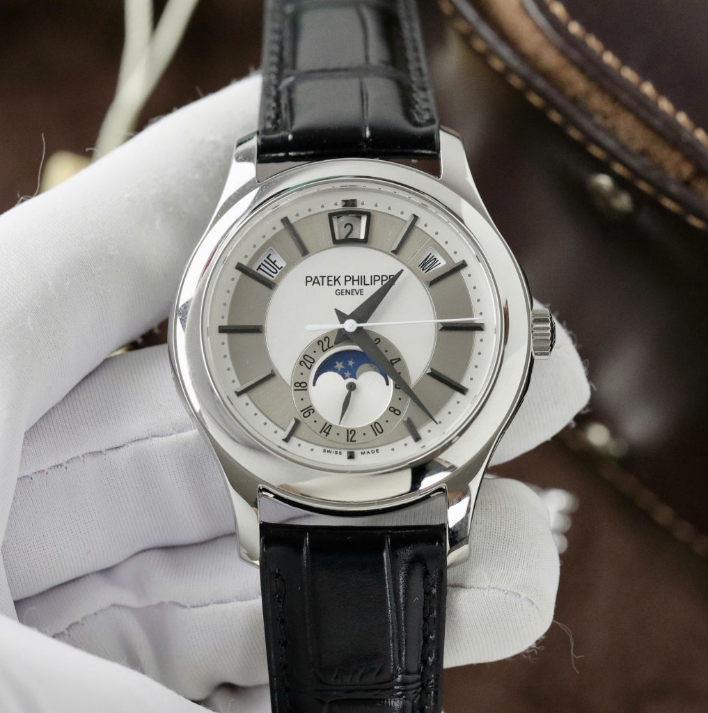 Đồng Hồ Patek Philippe Replica 11 Complications 5205G Mặt Trắng Nhà Máy GR 40mm