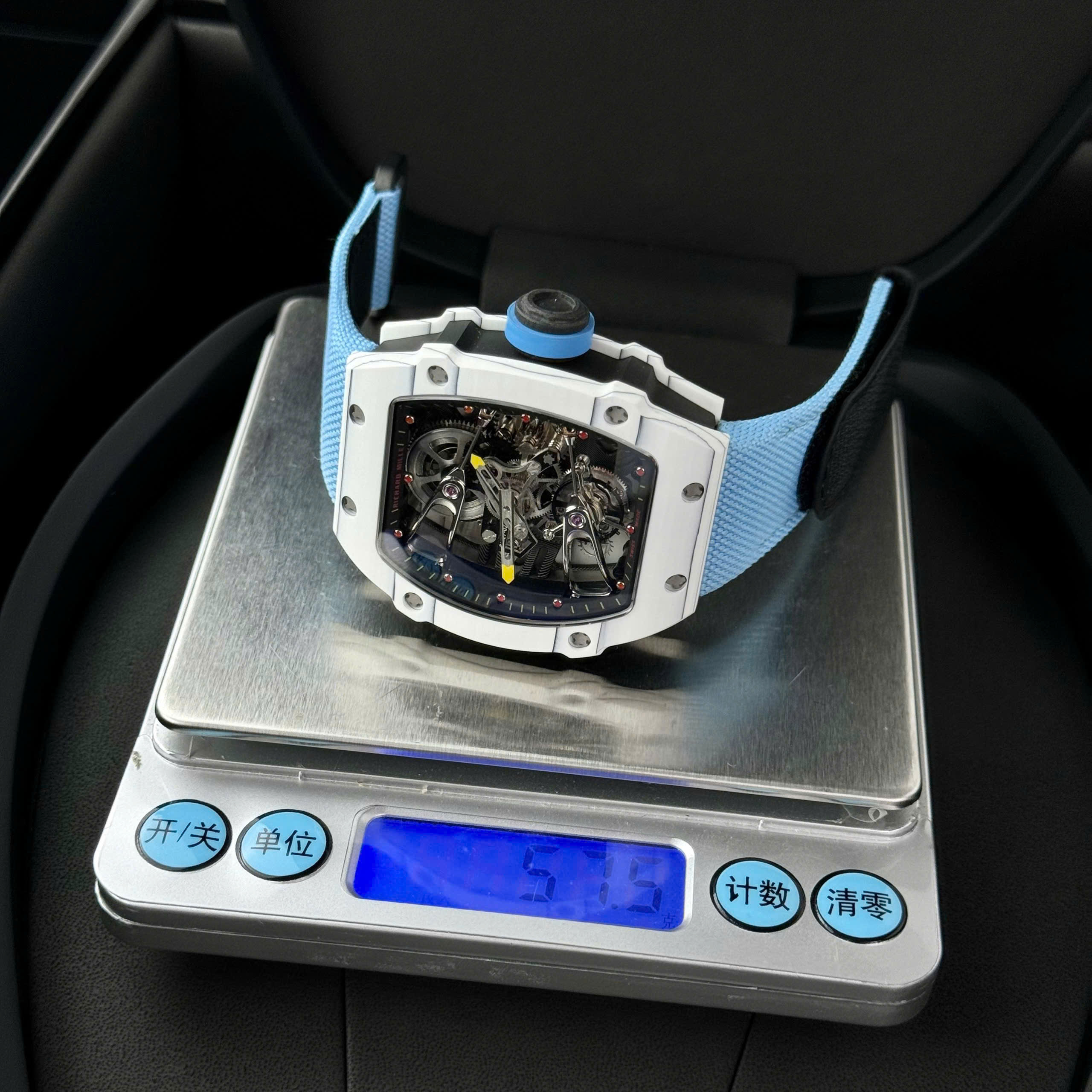 Đồng Hồ Richard Mille 27-02 Replica 11 Rafael Nadal Tourbillon Dây Vải Nato Xanh 42mm (1) Đồng Hồ Richard Mille 27-02 Replica 11 Rafael Nadal Tourbillon Dây Vải Nato Xanh 42mm