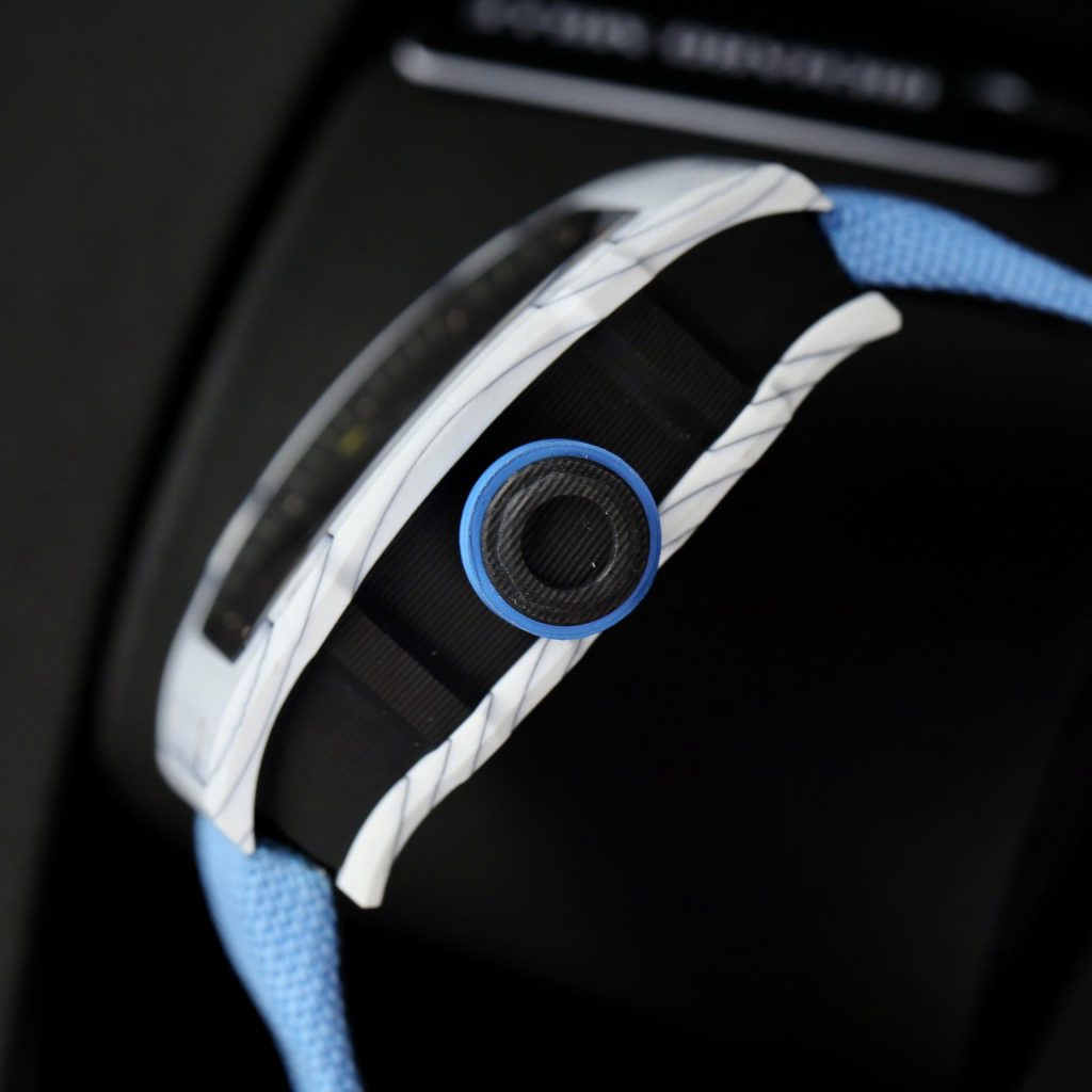 Đồng Hồ Richard Mille 27-02 Replica 11 Rafael Nadal Tourbillon Dây Vải Nato Xanh 42mm