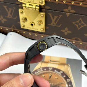 Đồng Hồ Richard Mille RM035 Americas Toro Chế Tác Vỏ Gốm Đen Dây Cao Su Nhà Máy ZF 40mm