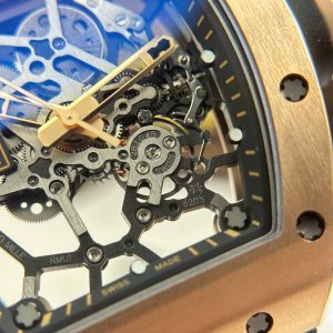 Đồng Hồ Richard Mille Rep 11 RM035 Americas Toro Mạ Vàng Hồng Dây Cao Su Nhà Máy ZF 40mm