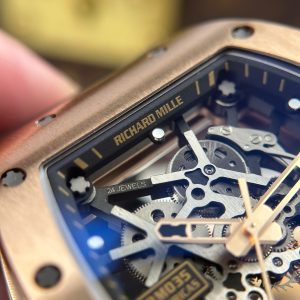 Đồng Hồ Richard Mille Rep 11 RM035 Americas Toro Mạ Vàng Hồng Dây Cao Su Nhà Máy ZF 40mm