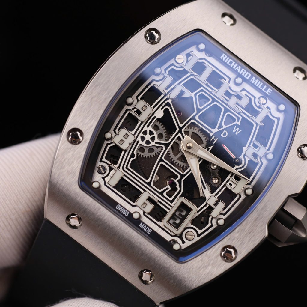Đồng Hồ Richard Mille Replica Cao Cấp RM67-01 Skeleton Vỏ Titanium Siêu Nhẹ 38,7mm