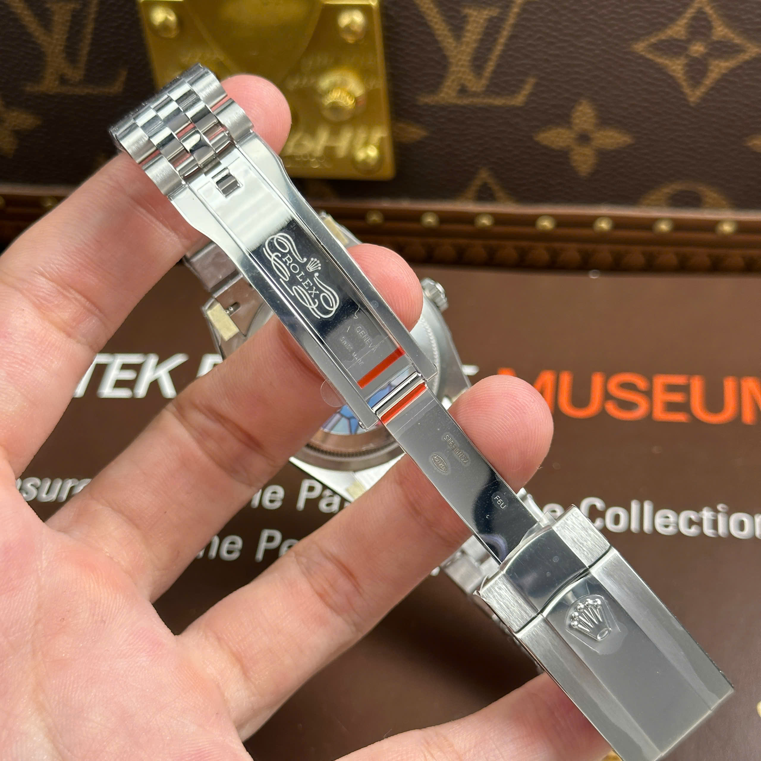 Đồng Hồ Rolex DateJust Chế Tác 11 Mặt Số Vi Tính Hồng Nhà Máy AR 36mm (8) Đồng Hồ Rolex DateJust Chế Tác 11 Mặt Số Vi Tính Hồng Nhà Máy AR 36mm