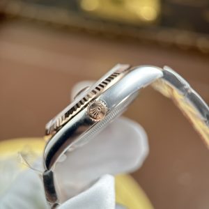 Đồng Hồ Rolex DateJust Chế Tác Cao Cấp Mặt Số Màu Nâu Dây Oyster Nhà Máy AR 36mm