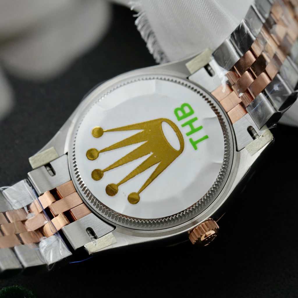 Đồng Hồ Rolex DateJust Demi Mặt Chocolate Cọc Số La Mã Nhà Máy THB 31mm