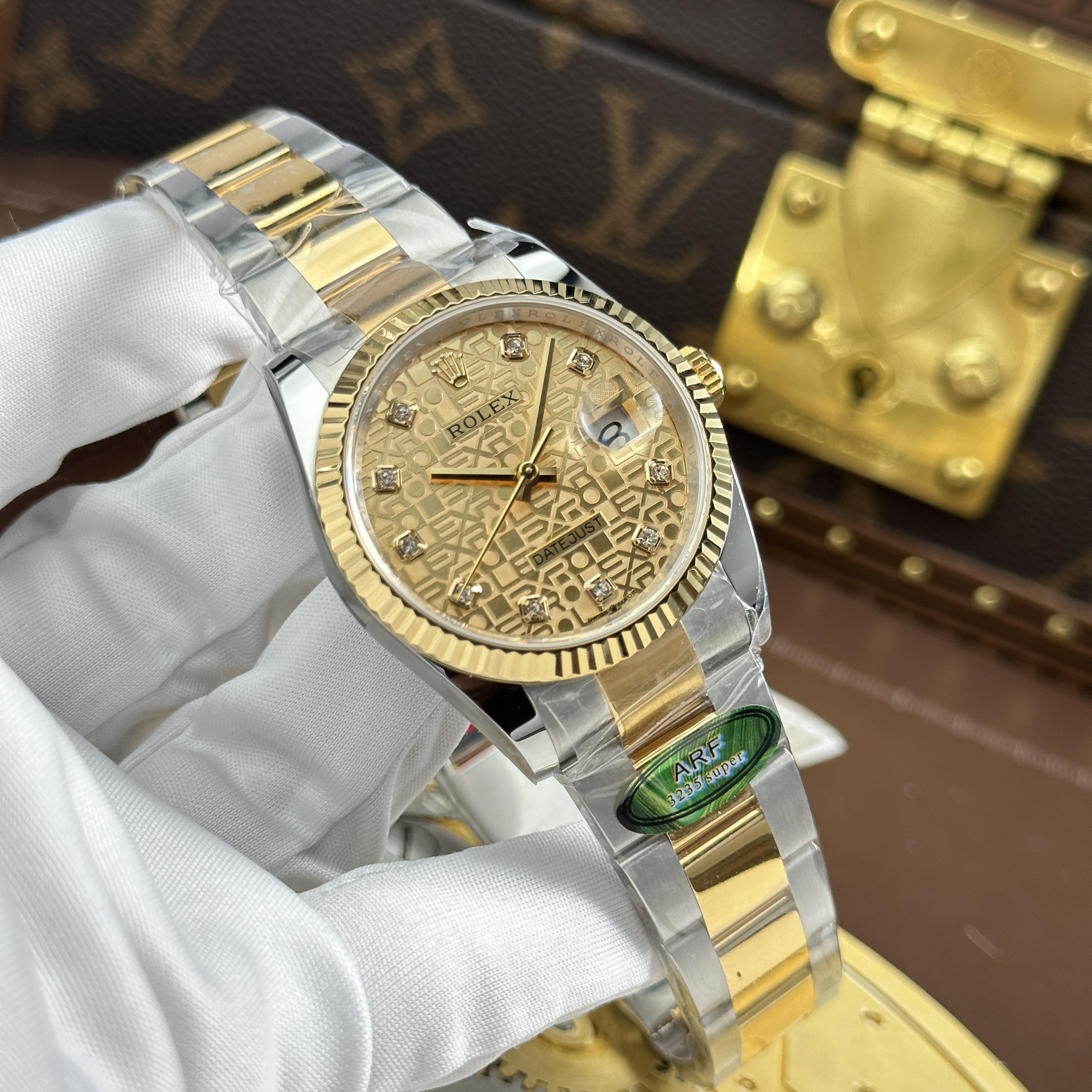 Đồng Hồ Rolex DateJust Fake Cao Cấp Mặt Vi Tính Dây Oyster AR Factory 36mm (11) Đồng Hồ Rolex DateJust Fake Cao Cấp Mặt Vi Tính Dây Oyster AR Factory 36mm