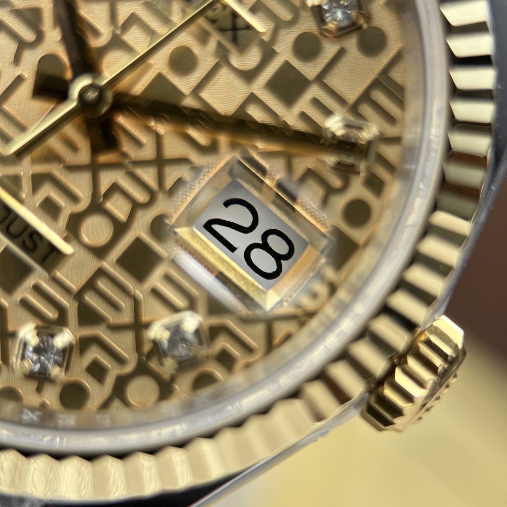 Đồng Hồ Rolex DateJust Fake Cao Cấp Mặt Vi Tính Dây Oyster AR Factory 36mm